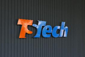 TS TECH sign and logo